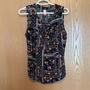 No Boundaries Multicolor Floral Tank Top